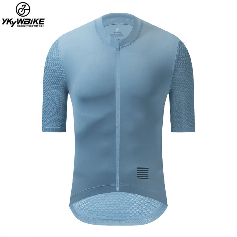 CONJUNTO YKYWBIKE Conjunto Reflexivo de camisa/camiseta manga curta de ciclismo e calção/bermuda/BIB, Ciclismo Jersey Set, MTB Clássico, Bib Shorts Kit, estrada, MTB, vestuário de bicicleta