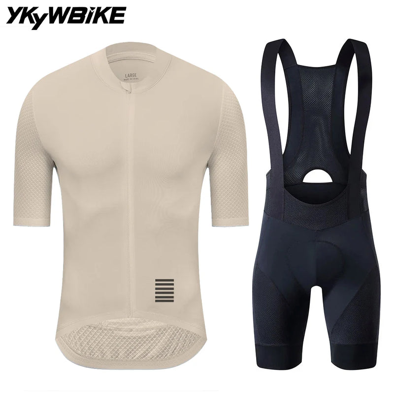 CONJUNTO YKYWBIKE Conjunto Reflexivo de camisa/camiseta manga curta de ciclismo e calção/bermuda/BIB, Ciclismo Jersey Set, MTB Clássico, Bib Shorts Kit, estrada, MTB, vestuário de bicicleta