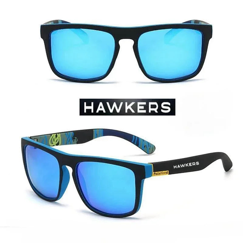 HAWKERS - Óculos polarizado masculino, feminino, unissex, UV400 óculos de proteção, óculos de sol ao ar livre, caça, pesca, ciclismo, condução