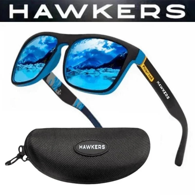 HAWKERS - Óculos polarizado masculino, feminino, unissex, UV400 óculos de proteção, óculos de sol ao ar livre, caça, pesca, ciclismo, condução