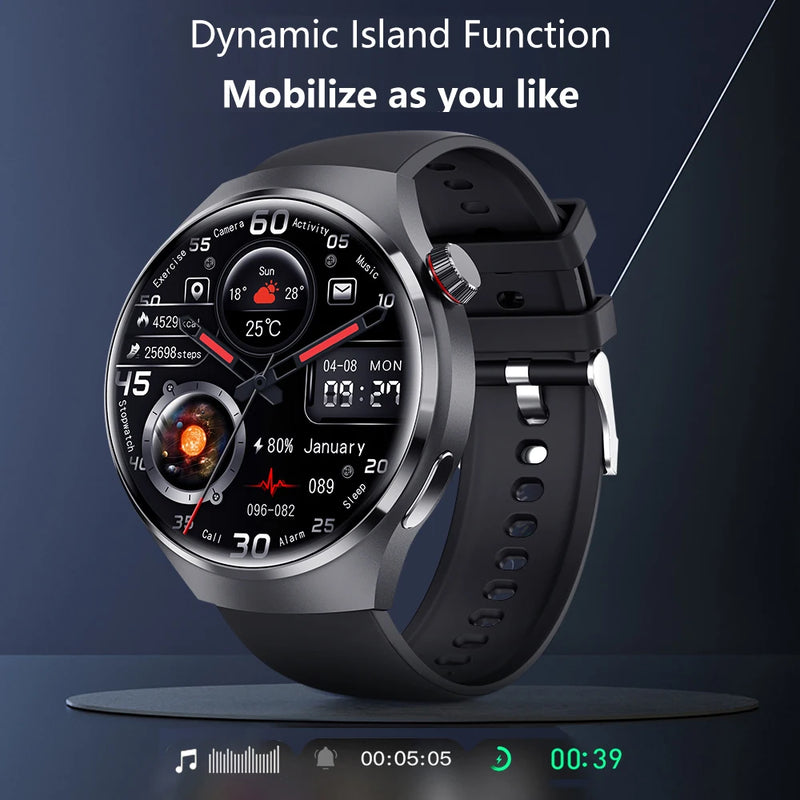 HUAWEI GT4 PRO - Relógio SmartWatch com Monitor de  Frequência Cardíaca, Monitor de Saúde, Bluetooth, Chamada, NFC, Rastreador GPS, IP68 Impermeável, 2022