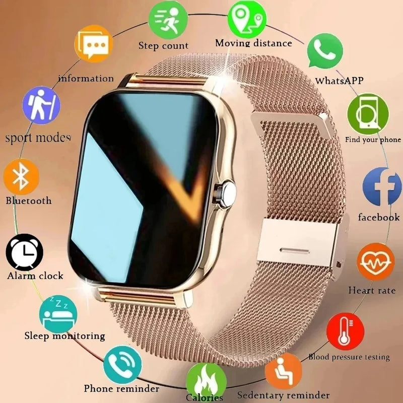 PENGAGAR - Relógio SmartWatch para Xiaomi com tela Full Touch Screen, esporte,  Fitness,  Chamada Bluetooth, relógio de pulso digital, 2024