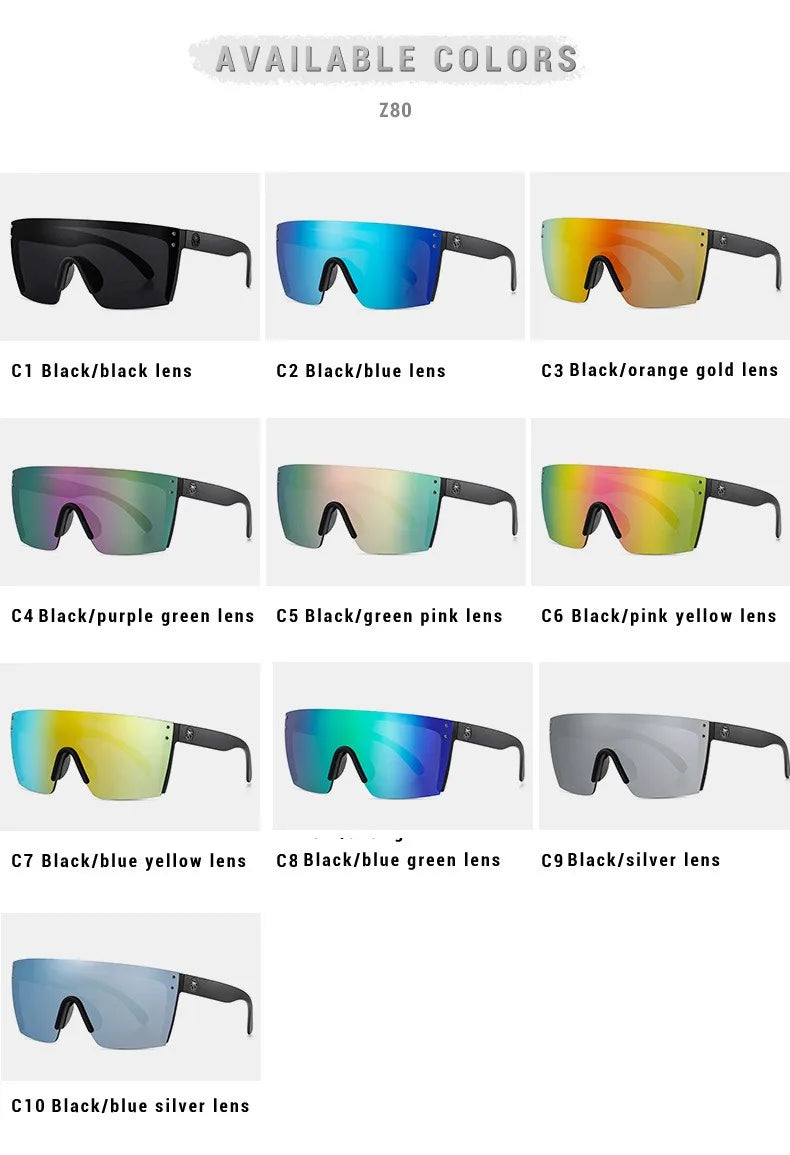 FASHIONGLASSES - Óculos de sol Amazon Cross, Óculos de ciclismo de alta qualidade Filme verdadeiro Esportes ao ar livre Óculos de sol onda de calor HW01