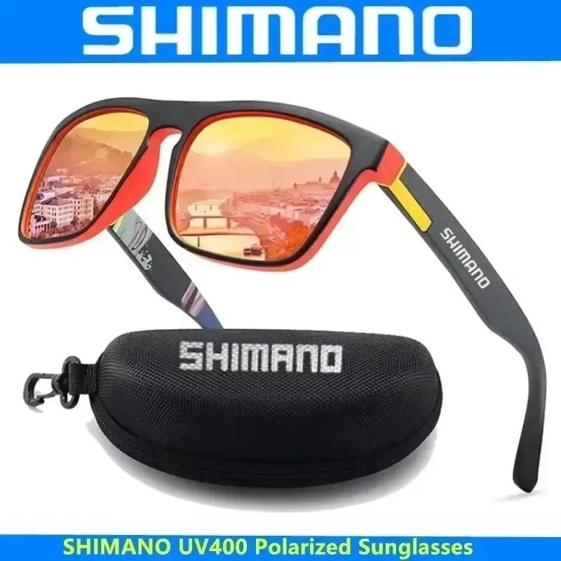 SHIMANO CLASSIC - Óculos de sol polarizado para homens e mulheres, tons de condução, masculino ciclismo, camping, caminhadas, pesca, óculos, UV400