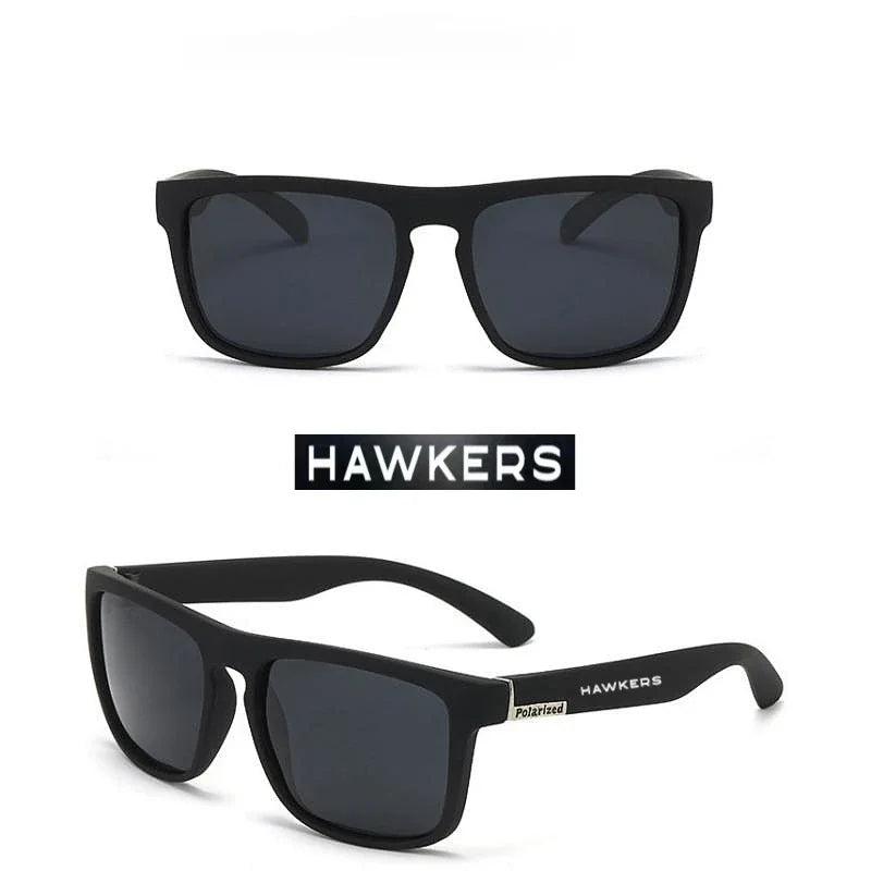 HAWKERS - Óculos polarizado masculino, feminino, unissex, UV400 óculos de proteção, óculos de sol ao ar livre, caça, pesca, ciclismo, condução